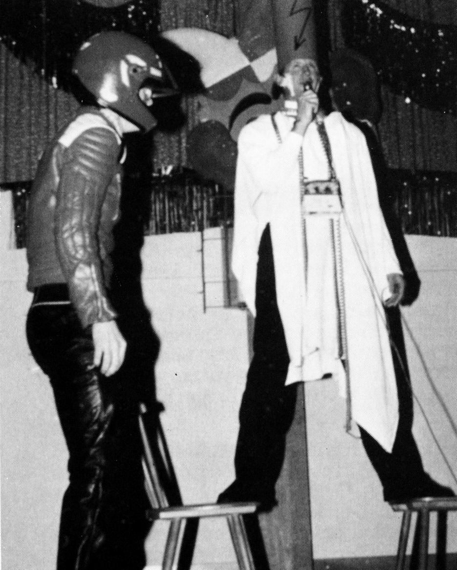 Unser großer Präses - Albert Zech beim Faschingsball 1986 mit Kaplan Horst Borchert Unser großer Präses - Albert Zech beim Faschingsball 1986 mit Kaplan Horst Borchert